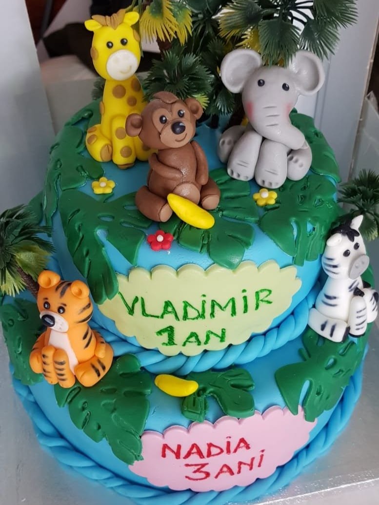 Personalised children's celebration cake