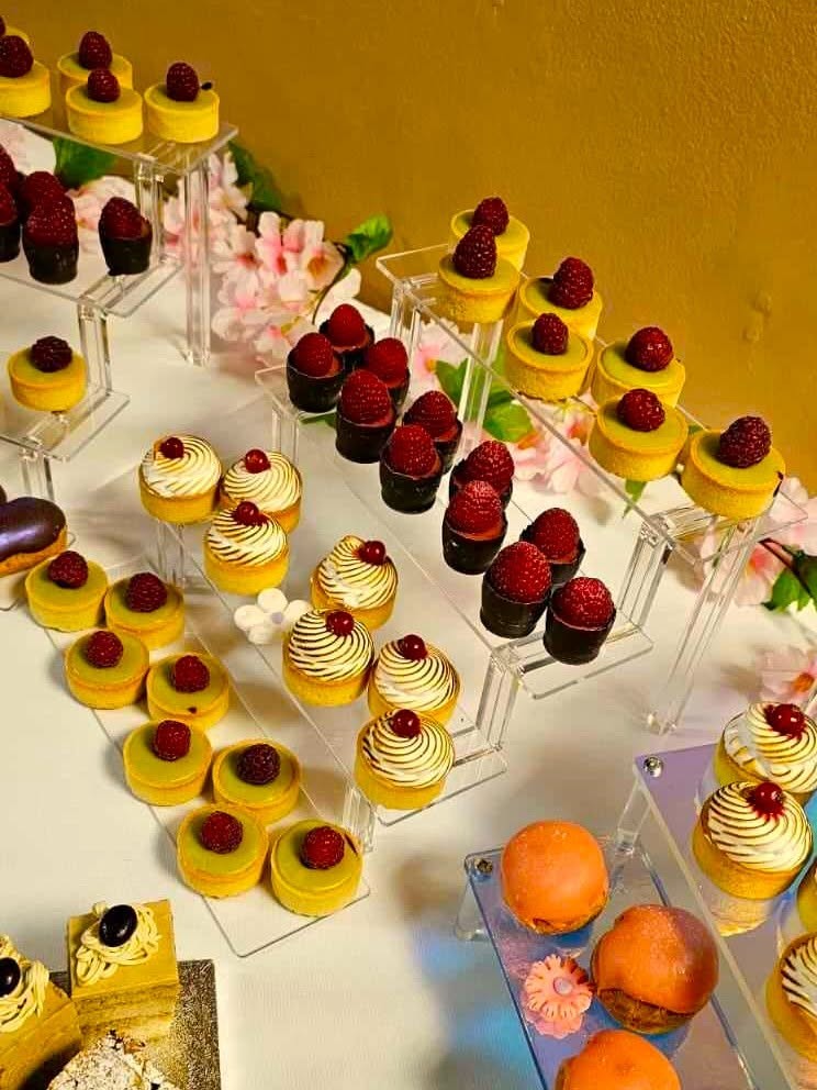Dessert table styled for a private celebration